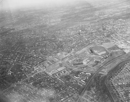 1957 Mary Carmel aerial view of Birmingham, Albama.1