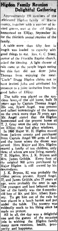 1926 Higdon Family reunion 100