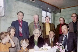 In the picture are from L-R Stella Coggins Higdon, Sallie Crawford Higdon, Uncle Charlie, Sam Higdon  Denton     Lula "Granny" Shepherd Higdon birthday
